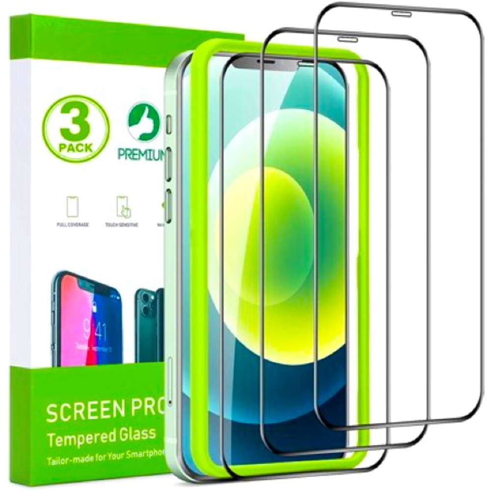 iPhone 12/ iPhone 12 Pro Screen Protector (Clear/Privacy)-3 Pack